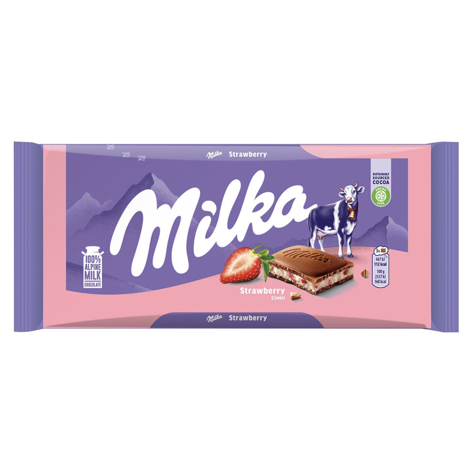 Milka Tablet Çilekli 100g
