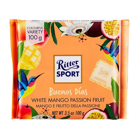 Ritter Sport White Mango Passıon Fruit 100g
