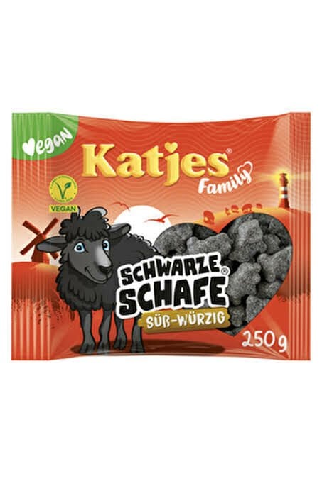 Katjes Jelibon Vegan Schwarze Schafe 250g