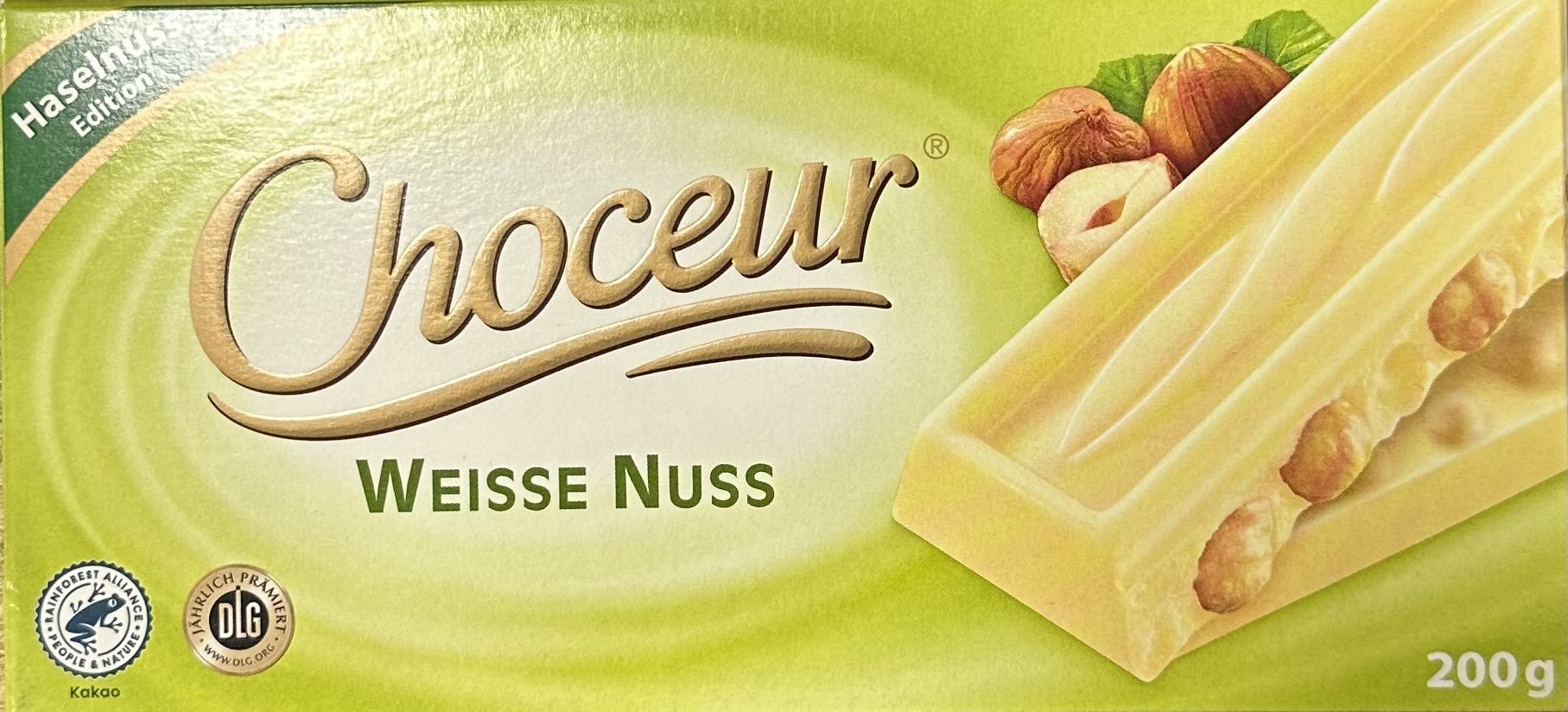 Choceur Weisse Nuss 200g