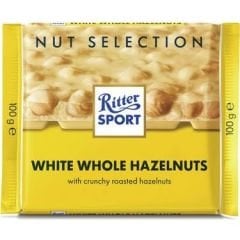 Ritter Sport White Whole Hazelnuts 100g