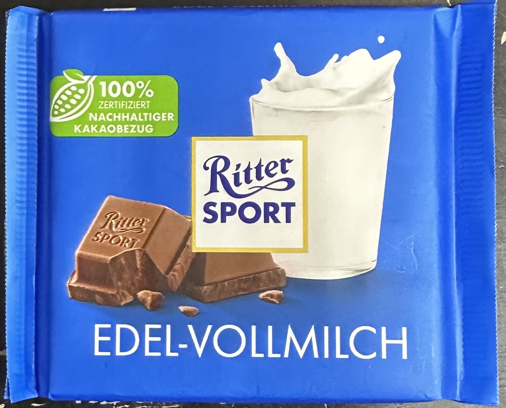 Ritter Sport Fine Milk Chocolate 100g