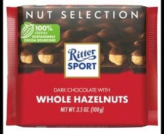 Ritter Sport Dark Whole Hazelnuts 100g