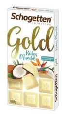 Schogetten Gold Coconut Almond White 100g