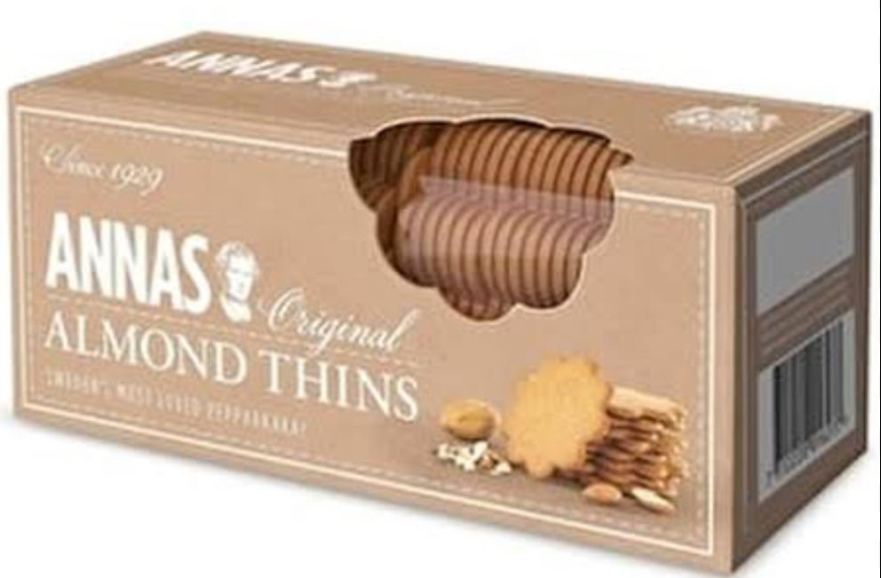 Annas Almond Thins 150g