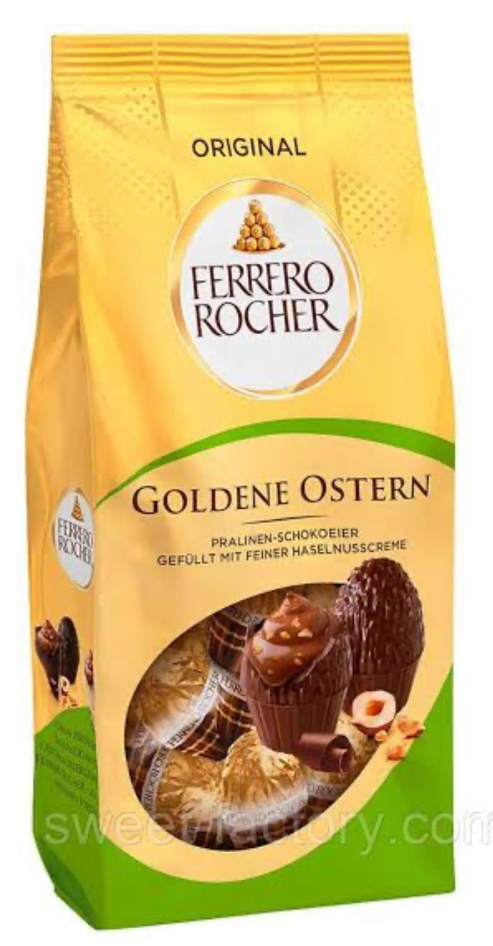 FERRERO ROCHER GOLDENE OSTERN ORIGINAL PARALİNES-SCHOKOEIER 90G