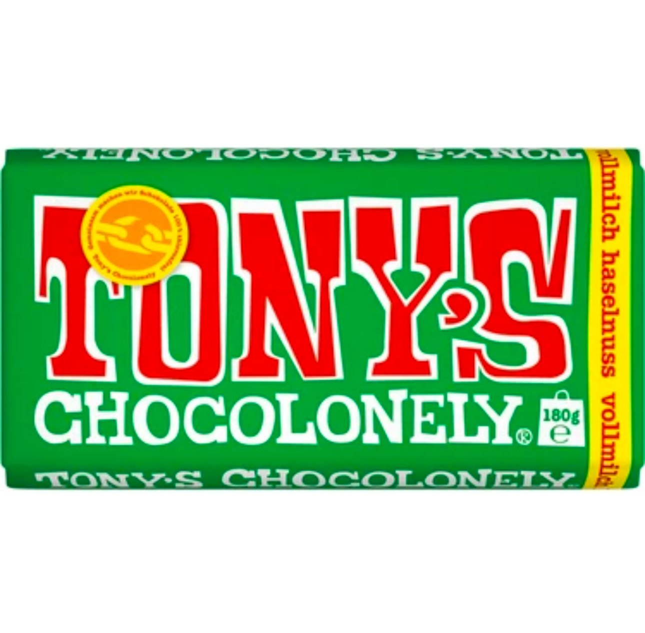 Tony’s Çikolata Vollmich Haselnuss 180g