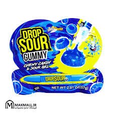 DROP SOUR GUMMY CHEWY CANDY & SOUR GEL