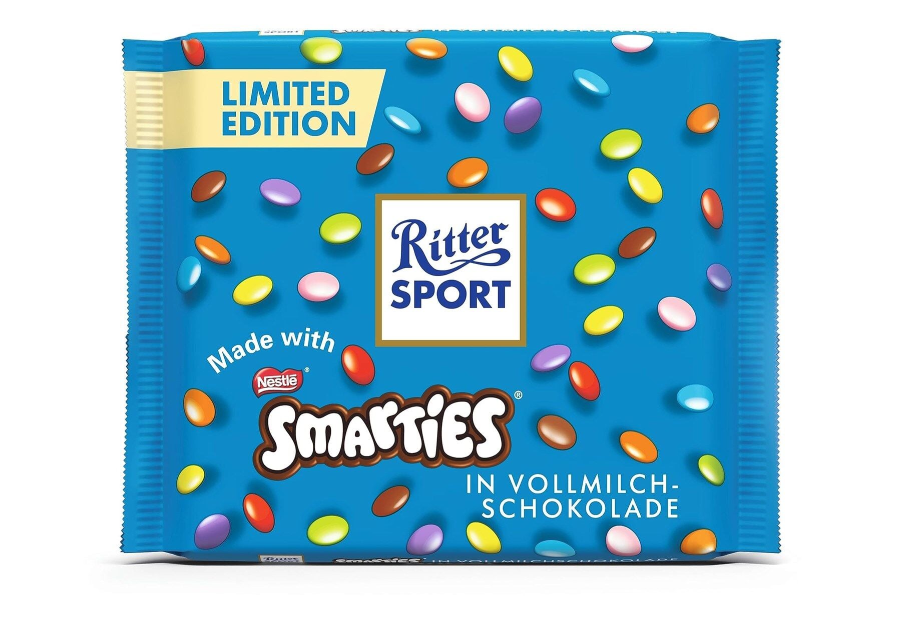RİTTER SPORT SMARTİES İN MİLK CHOCOLATE 100 GR