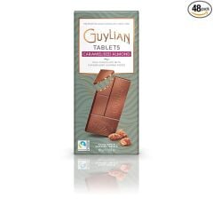 GUYLIAN TABLETS CARAMELISED ALMOND 100GR