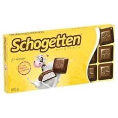 SCHOGETTEN FOR KIDS WITH MILK 100GR